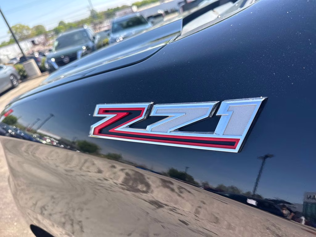 2021 Black Chevrolet Silverado 1500 LT Trail Boss 4X4 Truck