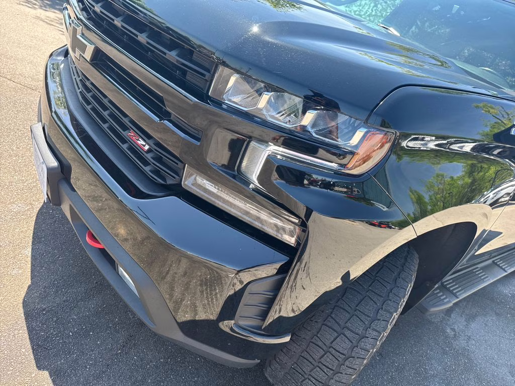 2021 Black Chevrolet Silverado 1500 LT Trail Boss 4X4 Truck