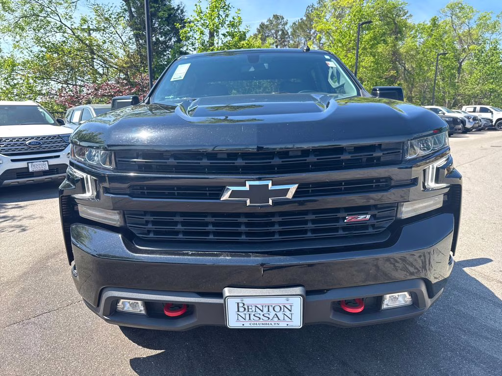 2021 Black Chevrolet Silverado 1500 LT Trail Boss 4X4 Truck