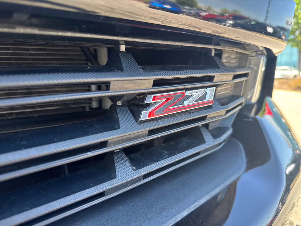 2021 Black Chevrolet Silverado 1500 LT Trail Boss 4X4 Truck