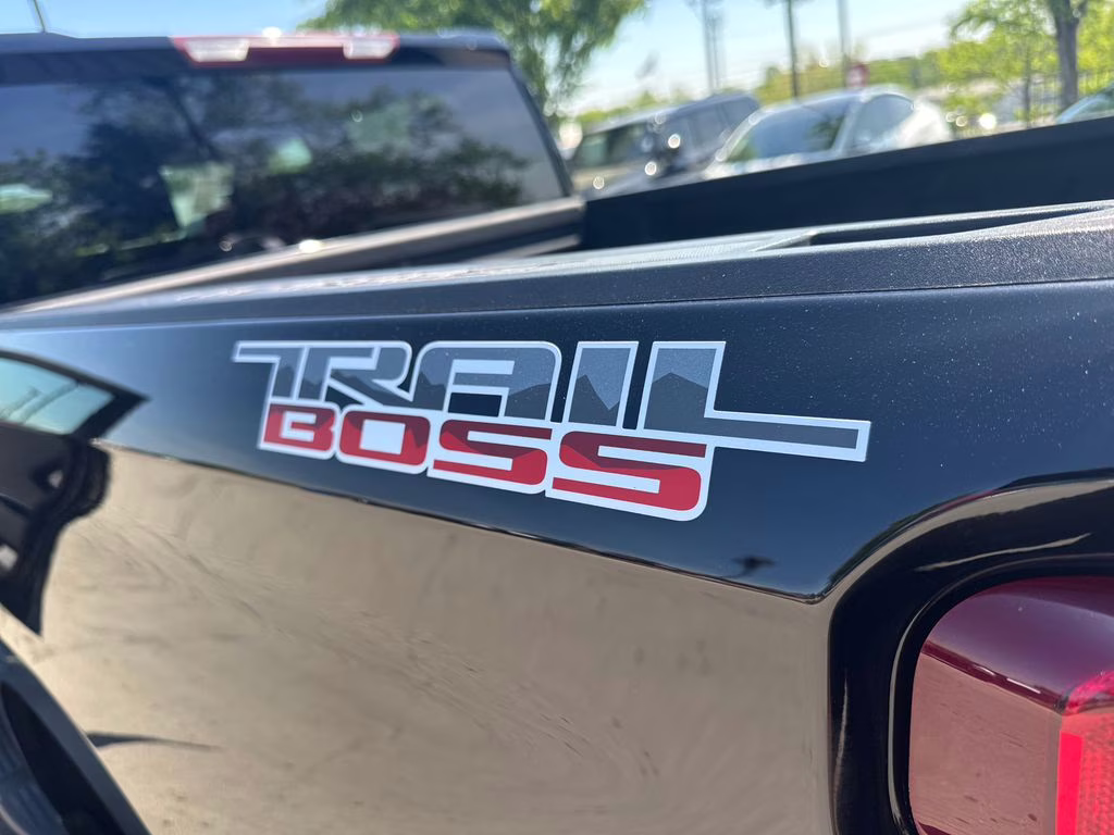 2021 Black Chevrolet Silverado 1500 LT Trail Boss 4X4 Truck