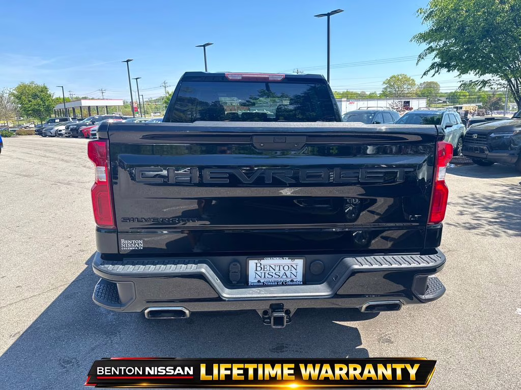 2021 Black Chevrolet Silverado 1500 LT Trail Boss 4X4 Truck