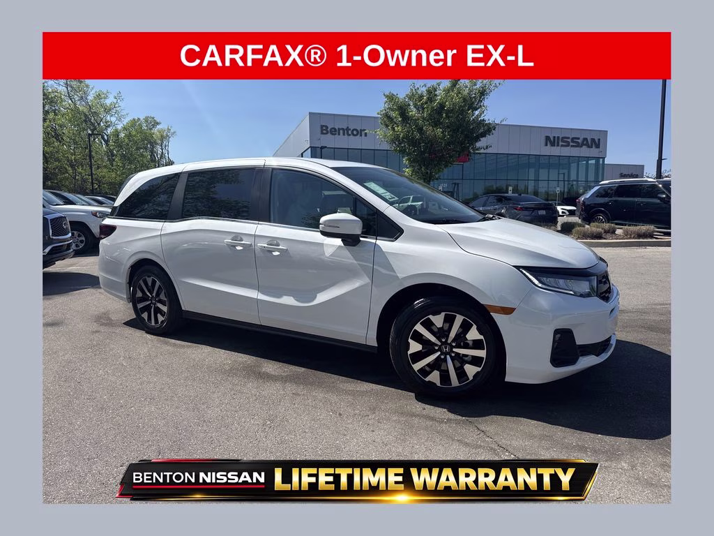 2025 Platinum White Pearl Honda Odyssey EX-L FWD Van