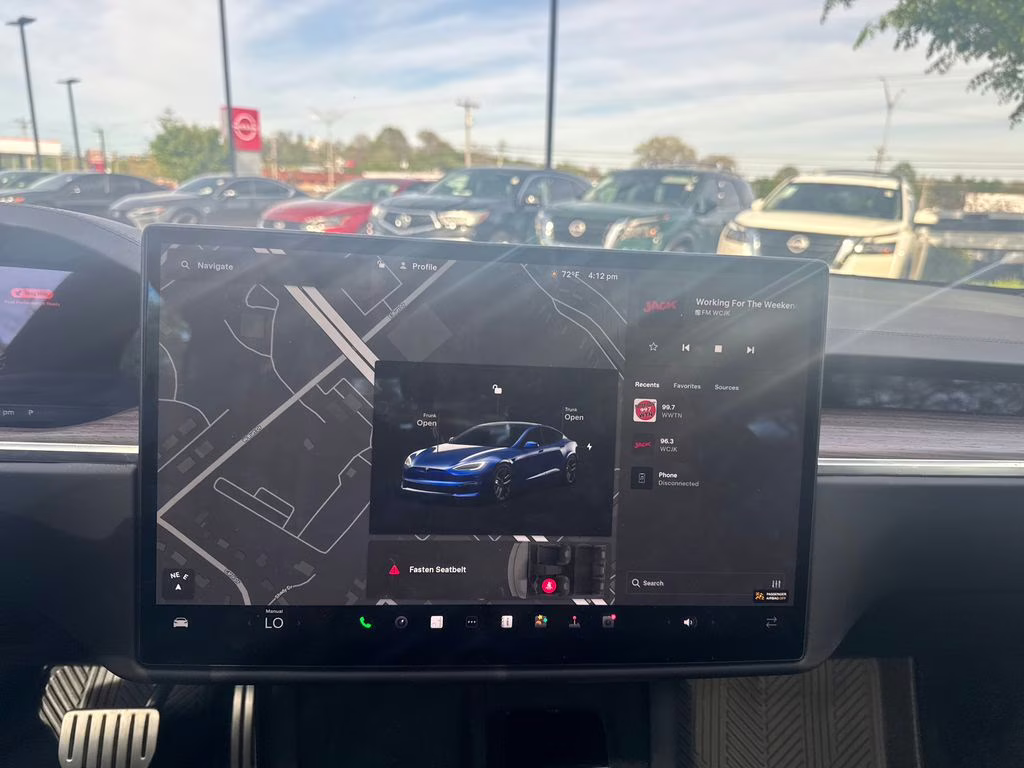 2021 Deep Blue Metallic Tesla Model S Plaid AWD Hatchback