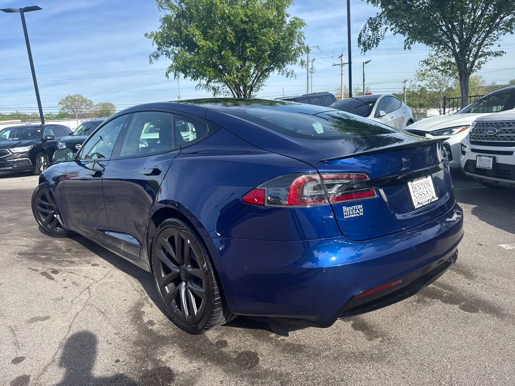 2021 Deep Blue Metallic Tesla Model S Plaid AWD Hatchback