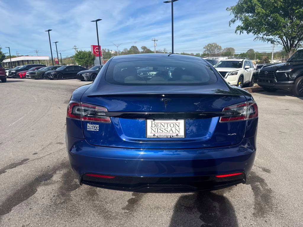 2021 Deep Blue Metallic Tesla Model S Plaid AWD Hatchback