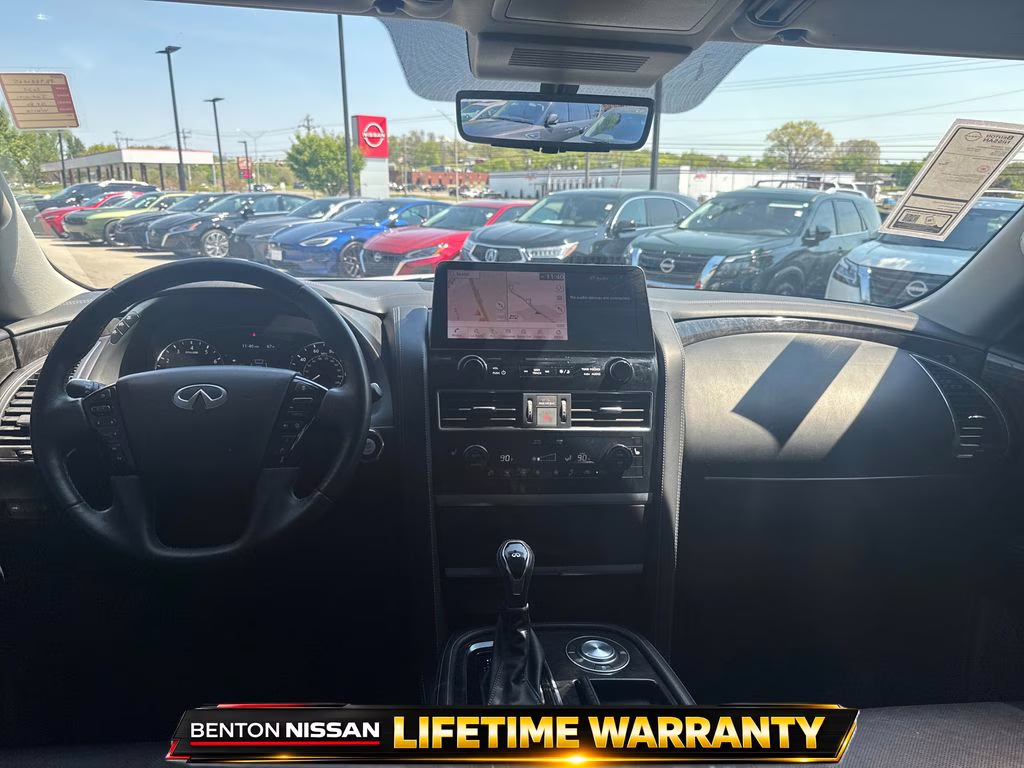 2024 Moonstone White INFINITI QX80 LUXE RWD SUV