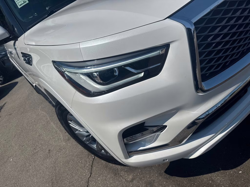 2024 Moonstone White INFINITI QX80 LUXE RWD SUV