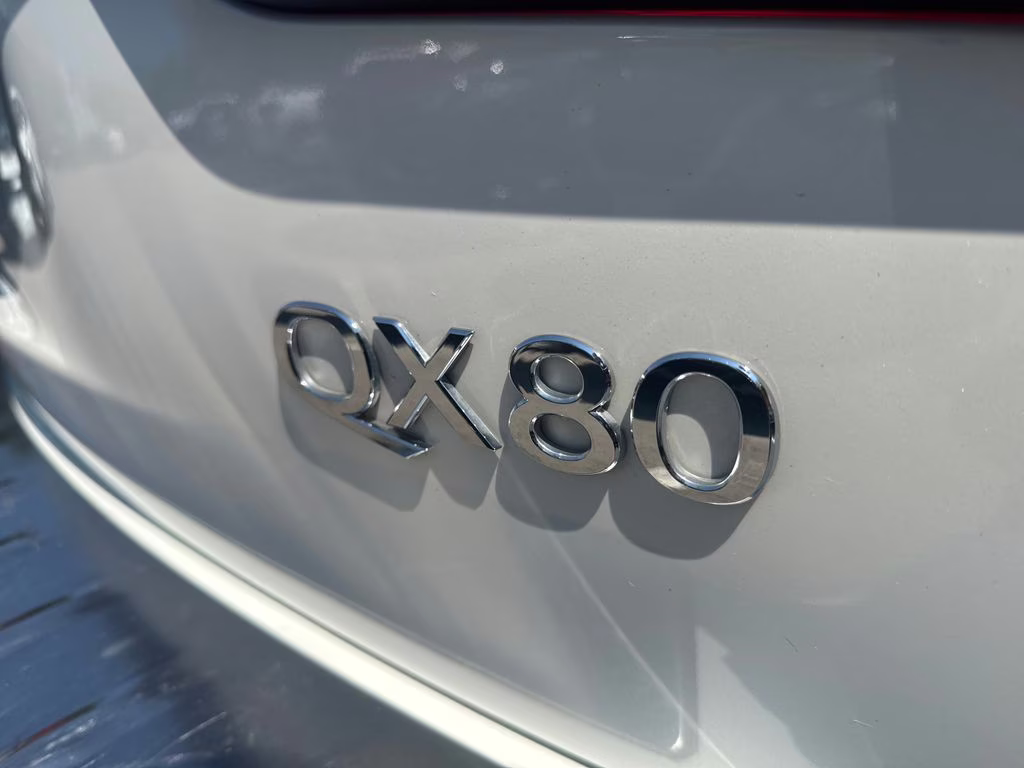 2024 Moonstone White INFINITI QX80 LUXE RWD SUV
