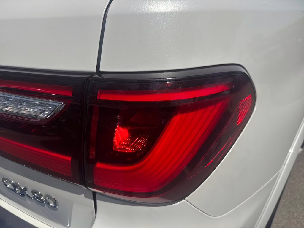 2024 Moonstone White INFINITI QX80 LUXE RWD SUV
