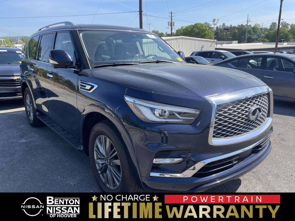 2024 Hermosa Blue INFINITI QX80 LUXE RWD SUV