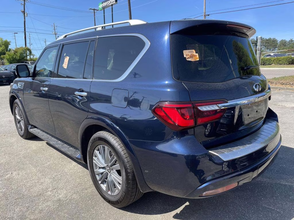 2024 Hermosa Blue INFINITI QX80 LUXE RWD SUV