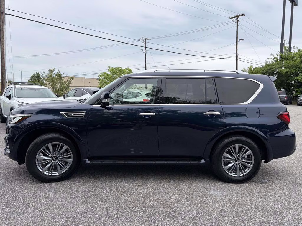 2024 Hermosa Blue INFINITI QX80 LUXE RWD SUV
