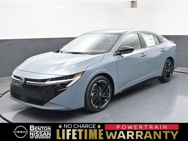 2026 Atlantic Gray Metallic Nissan Sentra SR FWD Sedan