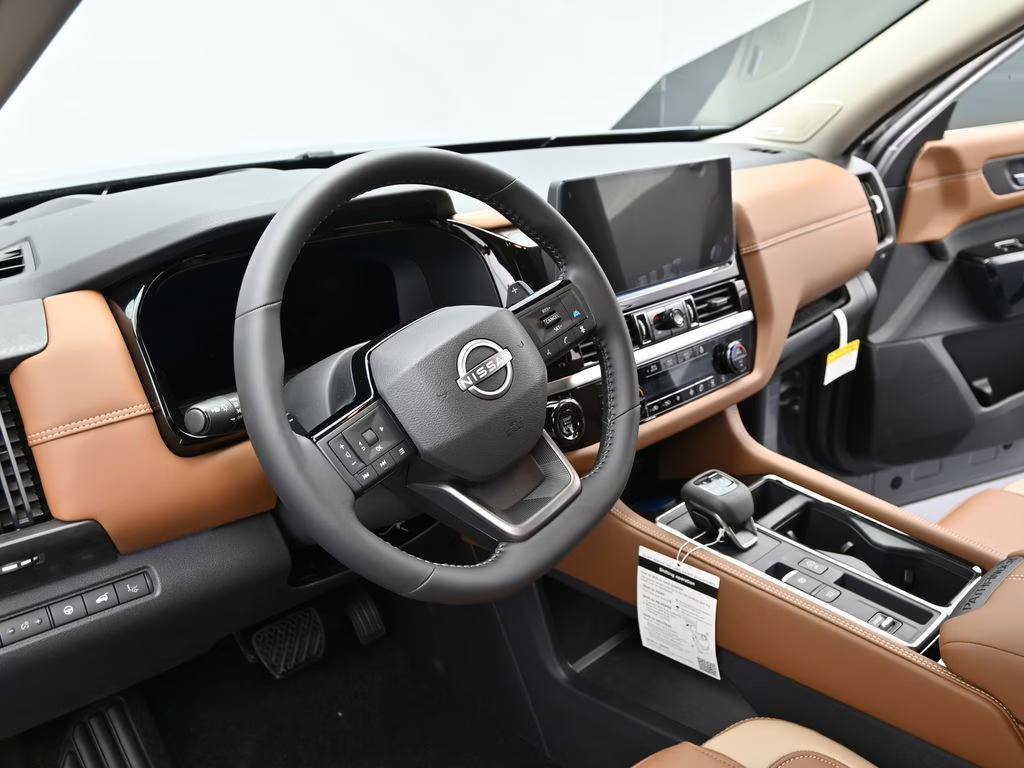 2026 Boulder Gray/Super Black Nissan Pathfinder Platinum FWD SUV