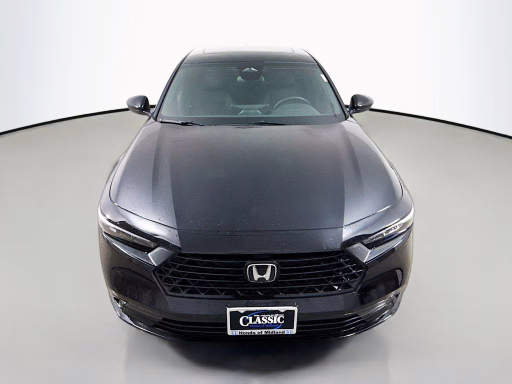 2026 Crystal Black Pearl Honda Accord Hybrid Sport-L FWD Sedan