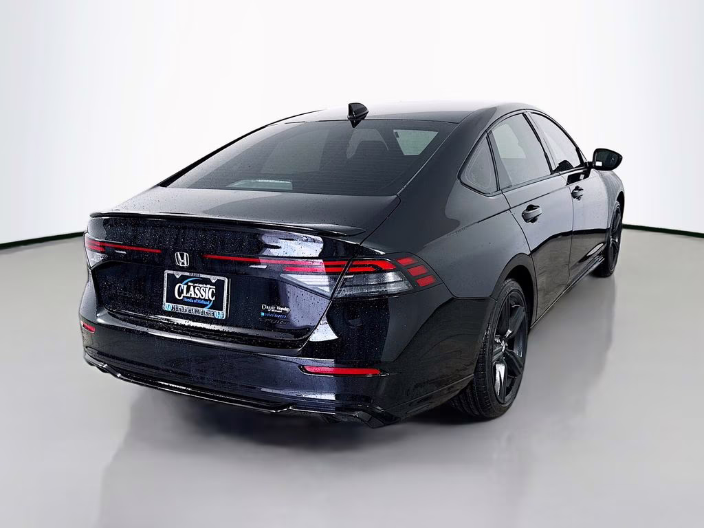 2026 Crystal Black Pearl Honda Accord Hybrid Sport-L FWD Sedan
