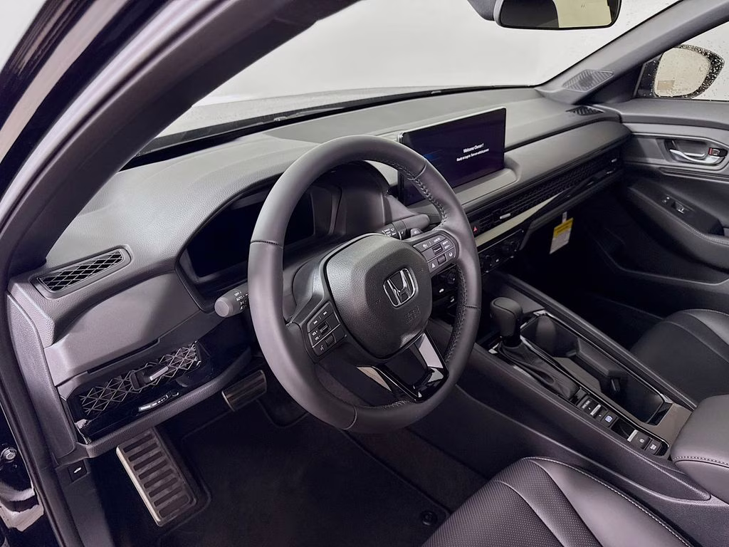 2026 Crystal Black Pearl Honda Accord Hybrid Sport-L FWD Sedan