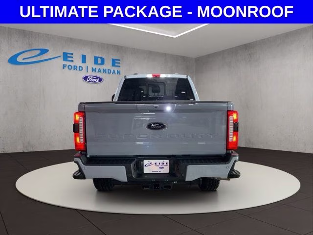 2026 Glacier Gray Metallic Tri-Coat Ford Super Duty F-350 SRW Lariat Black Appearance 4X4 Truck
