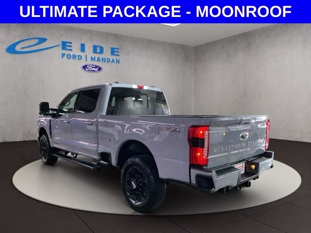 2026 Glacier Gray Metallic Tri-Coat Ford Super Duty F-350 SRW Lariat Black Appearance 4X4 Truck