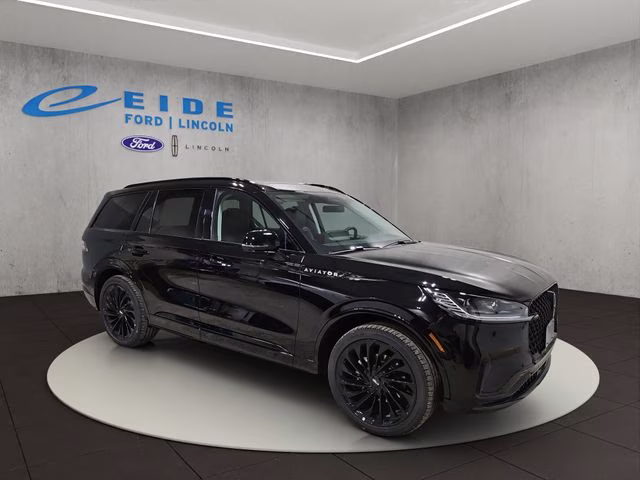 2026 Infinite Black Metallic Clearcoat Lincoln Aviator Reserve AWD SUV