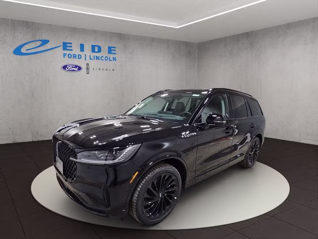 2026 Infinite Black Metallic Clearcoat Lincoln Aviator Reserve AWD SUV