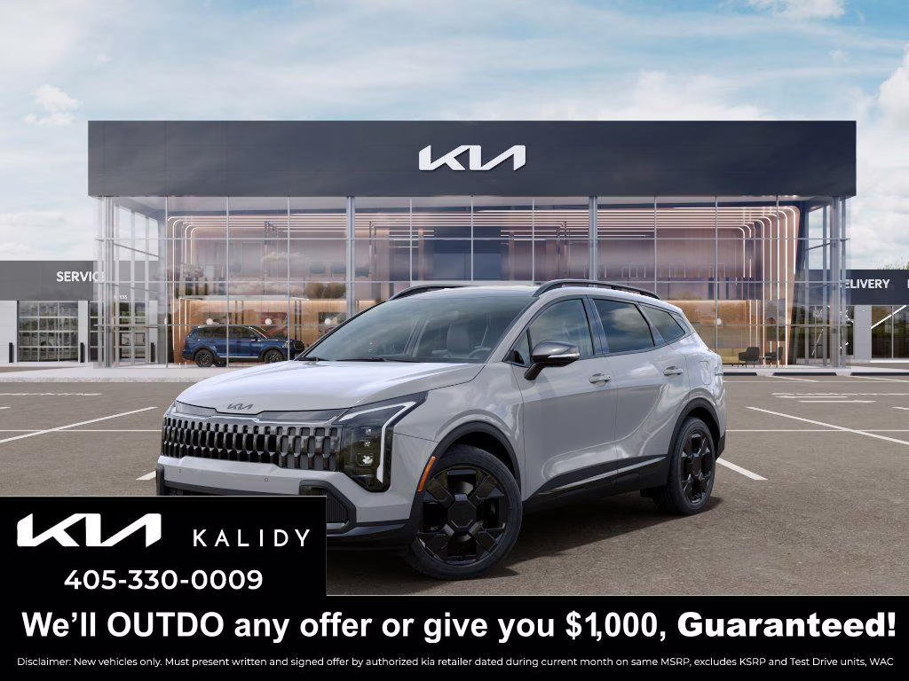 2026 Wolf Gray Kia Sportage X-Line AWD SUV