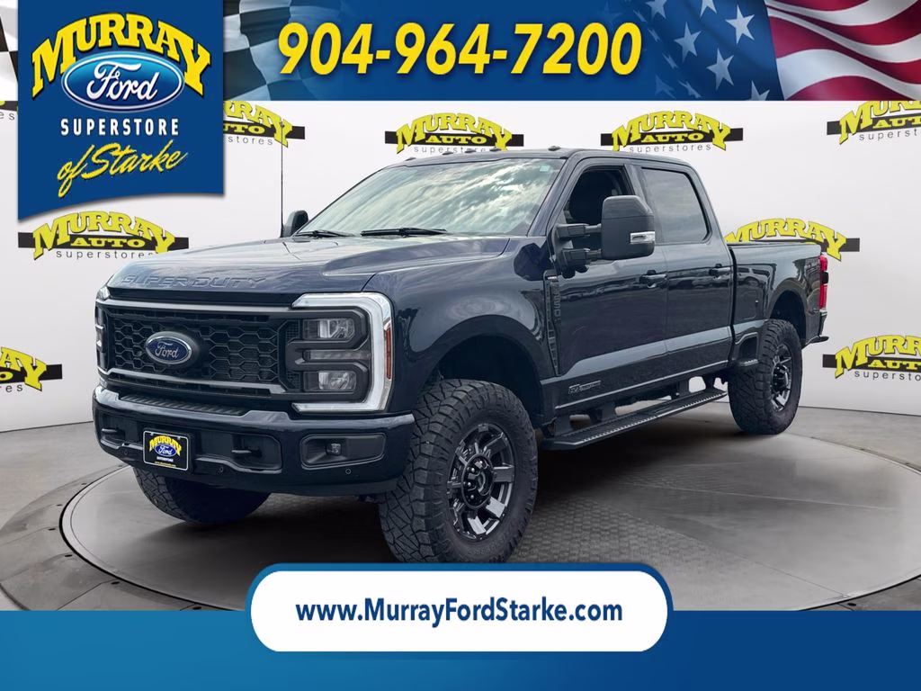 2024 Blue Metallic Ford Super Duty F-250 SRW Lariat 4X4 Truck