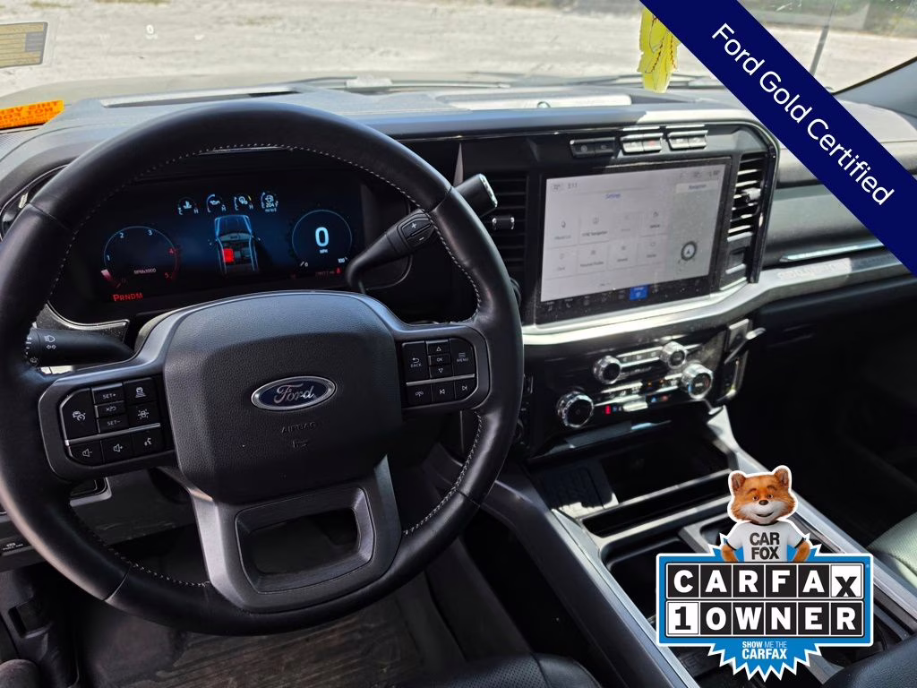 2024 Blue Metallic Ford Super Duty F-250 SRW Lariat 4X4 Truck