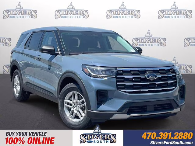 2026 Vapor Blue Ford Explorer Active RWD SUV