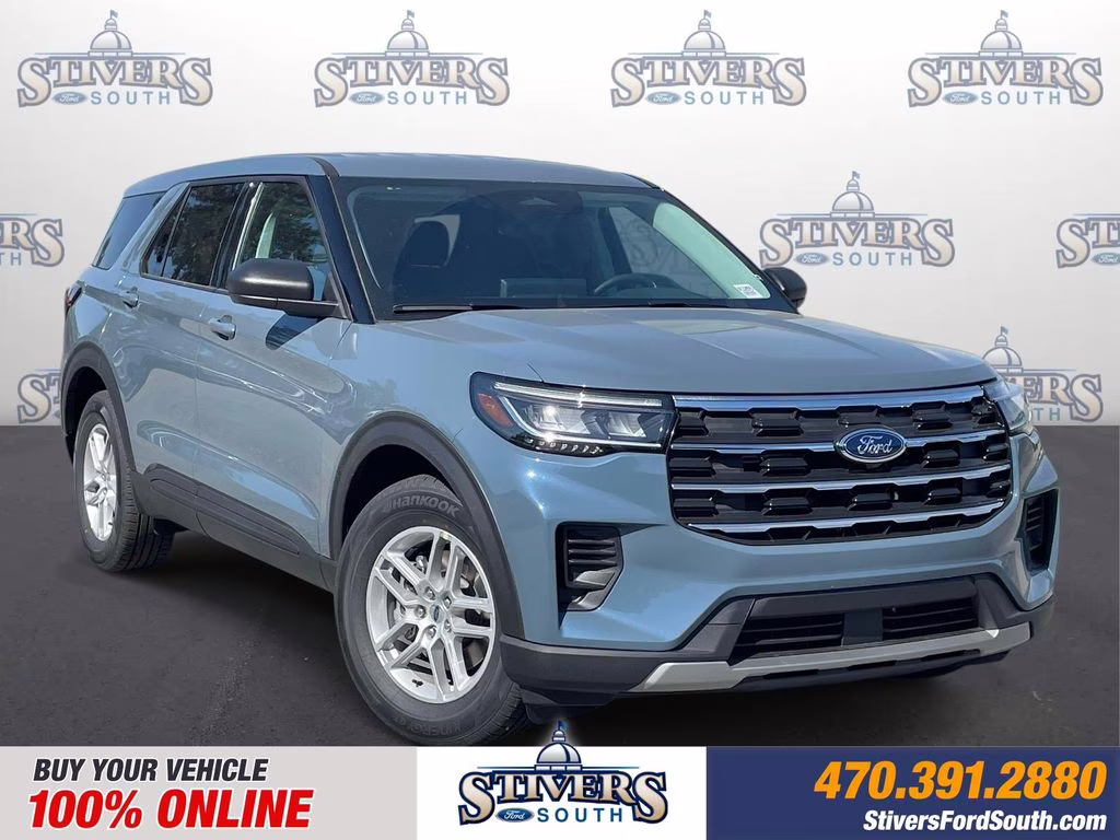 2026 Vapor Blue Ford Explorer Active RWD SUV