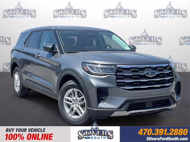 2026 Gray Metallic Ford Explorer Active RWD SUV