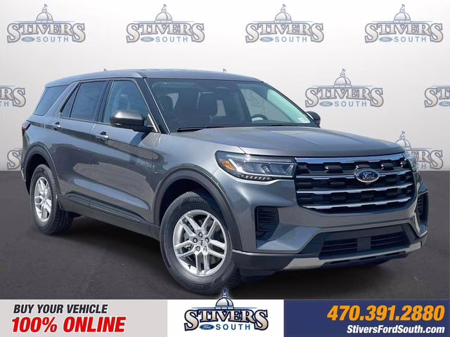 2026 Gray Metallic Ford Explorer Active RWD SUV