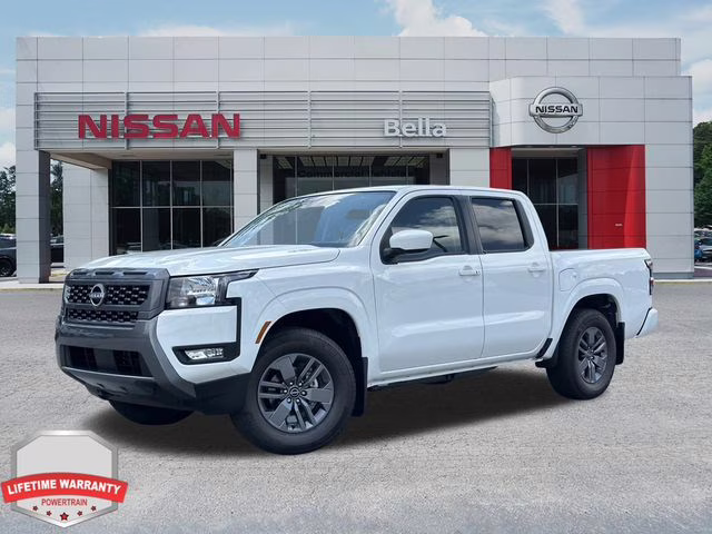 2025 Glacier White Nissan Frontier SV RWD Truck