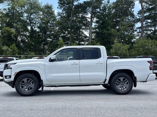2025 Glacier White Nissan Frontier SV RWD Truck
