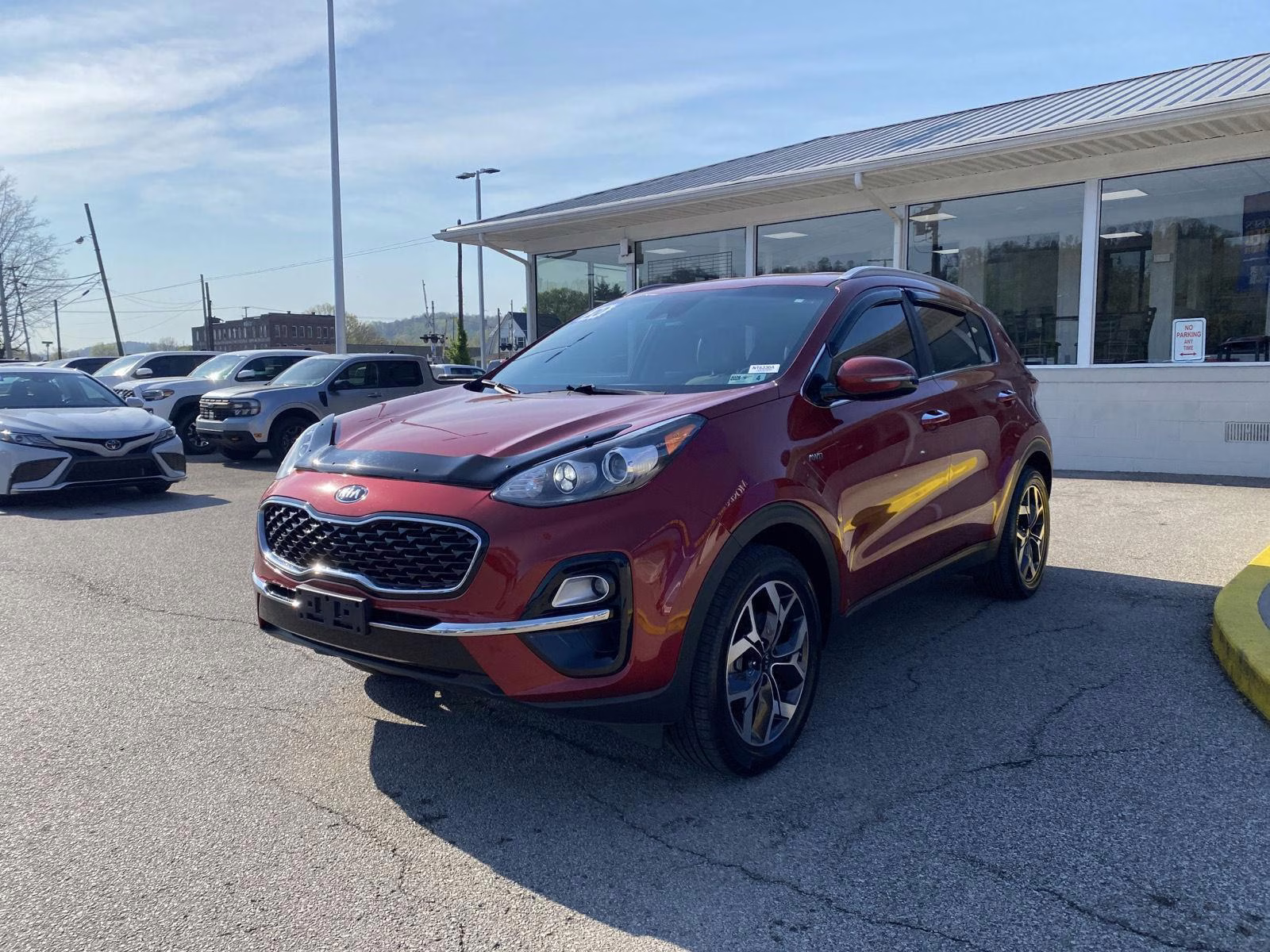 2020 Hyper Red Kia Sportage EX AWD SUV