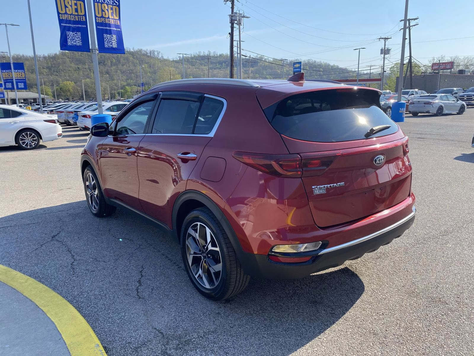 2020 Hyper Red Kia Sportage EX AWD SUV