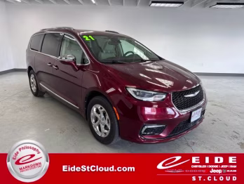 2021 Velvet Red Pearlcoat Chrysler Pacifica Limited AWD Van
