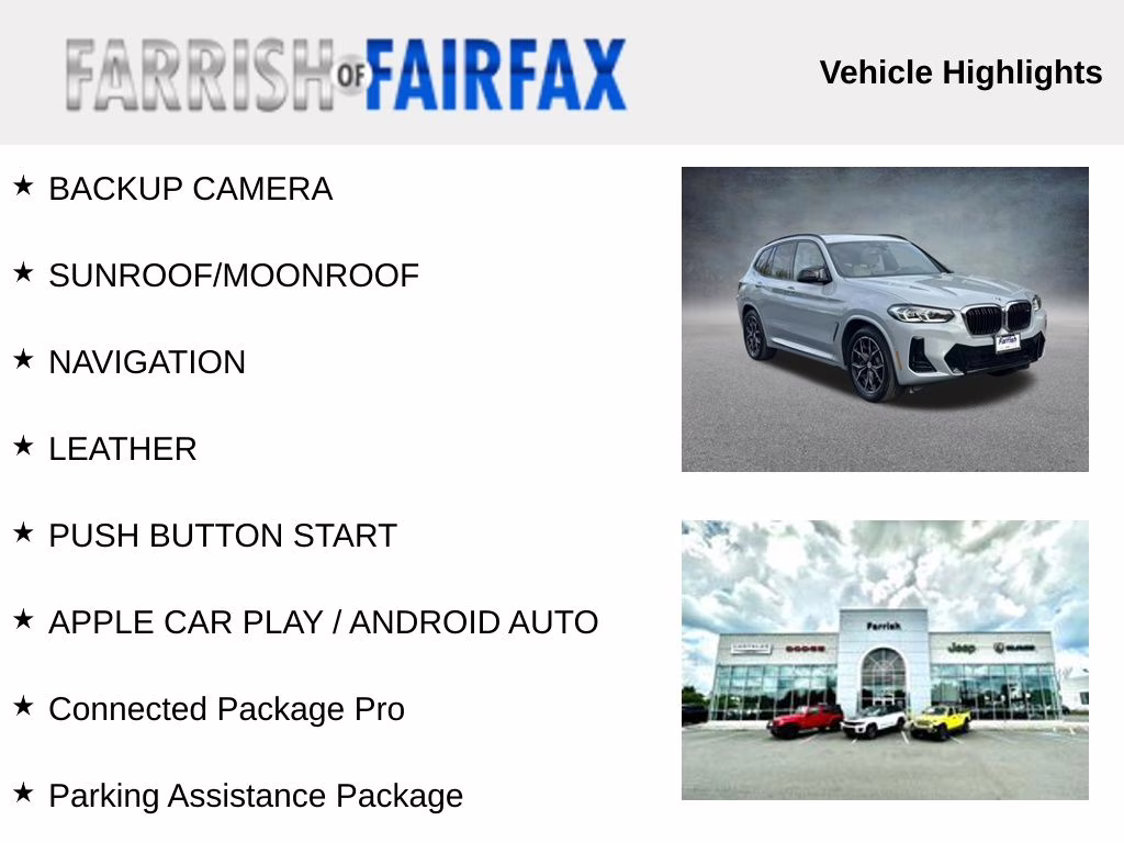 2023 Brooklyn Gray Metallic BMW X3 M40i AWD SUV