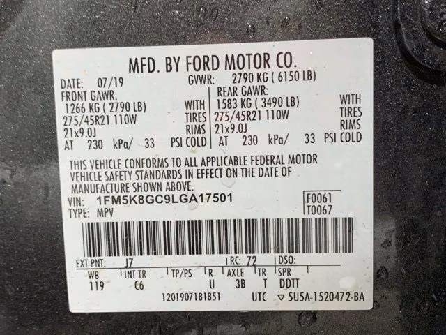 2020 Magnetic Ford Explorer ST 4X4 SUV