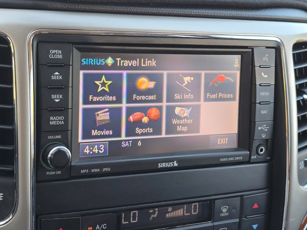 2013 Brilliant Black Crystal Pearlcoat Jeep Grand Cherokee Overland 4X4 SUV