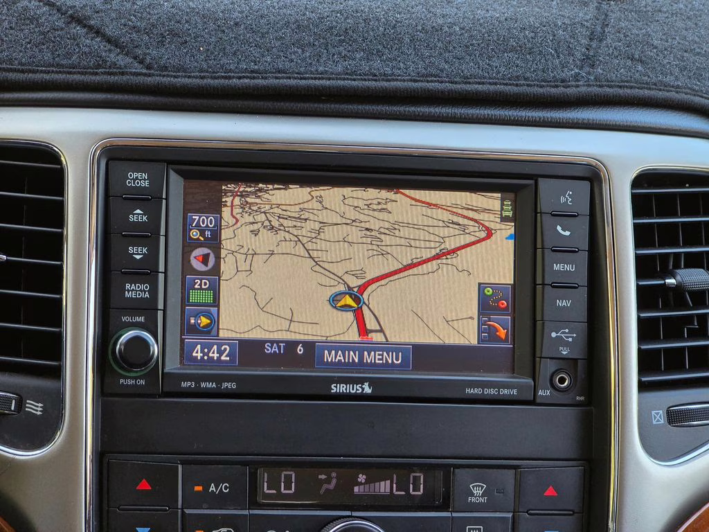 2013 Brilliant Black Crystal Pearlcoat Jeep Grand Cherokee Overland 4X4 SUV