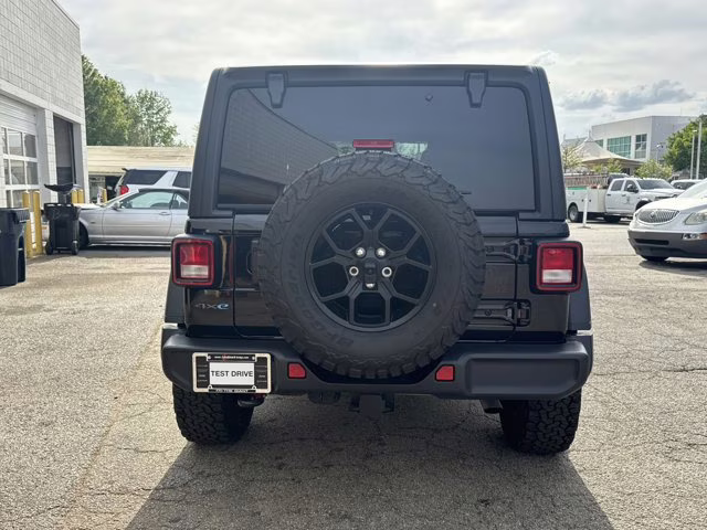 2025 Black Clearcoat Jeep Wrangler 4xe 4X4 Convertible