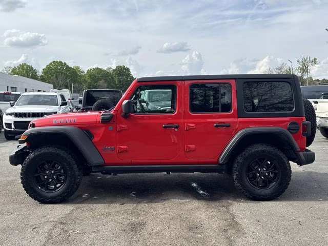 2025 Firecracker Red Clearcoat Jeep Wrangler 4xe 4X4 Convertible
