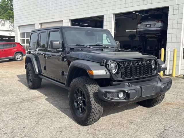 2025 Black Clearcoat Jeep Wrangler 4xe 4X4 Convertible