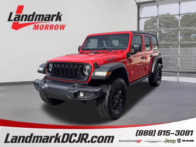 2025 Firecracker Red Clearcoat Jeep Wrangler 4xe 4X4 Convertible