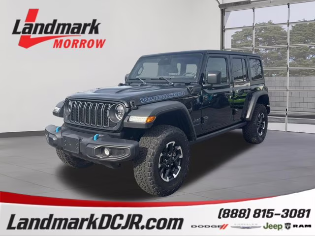 2025 Black Clearcoat Jeep Wrangler 4xe 4X4 Convertible