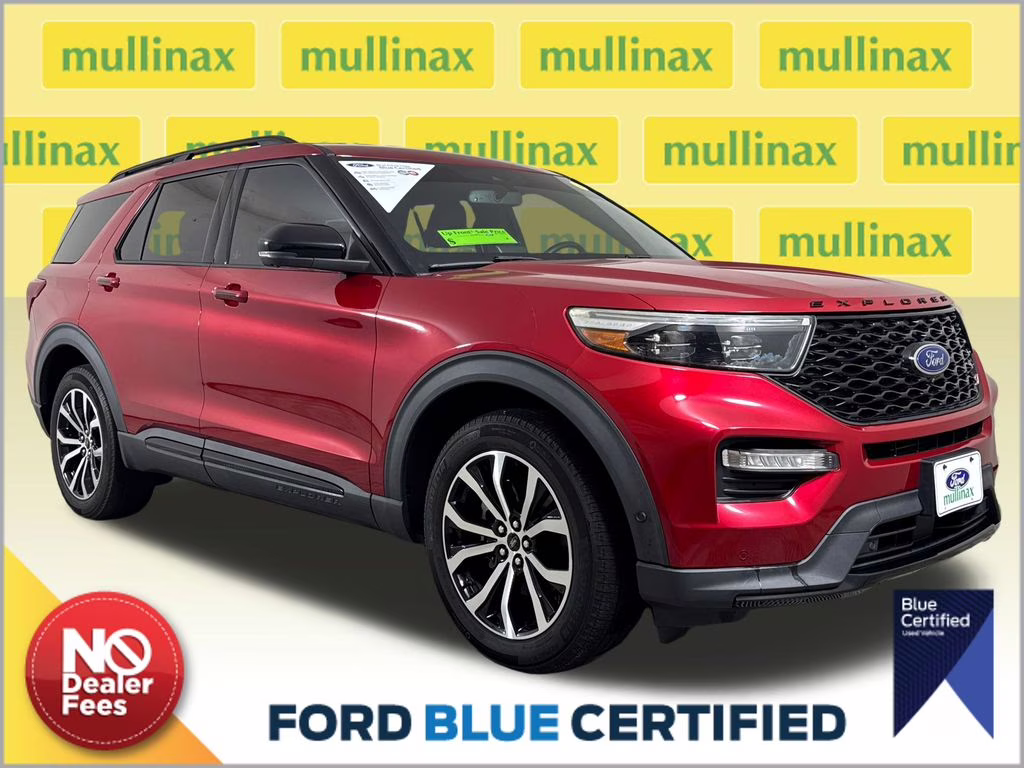 2020 Rapid Red Metallic Tinted Clearcoat Ford Explorer ST 4X4 SUV