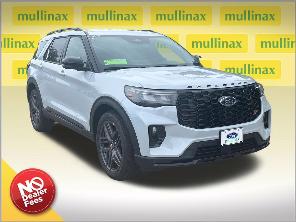 2026 White Ford Explorer ST 4X4 SUV