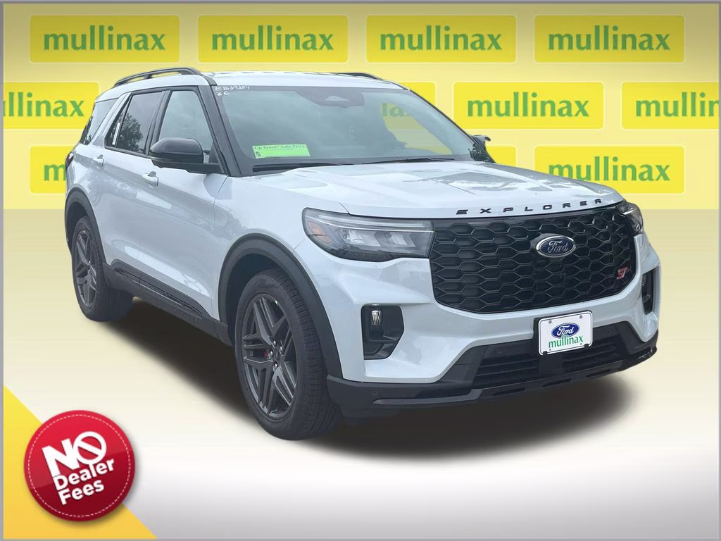 2026 White Ford Explorer ST 4X4 SUV